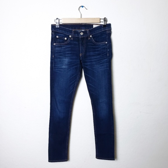 Rag & Bone Jean Blue Dorset Skinny Jeans - Picture 6 of 10
